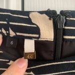 Anthropologie  4.Collective Black & Cream Mini Dress Stripe & Floral Print Photo 2