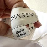 Sachin + Babi  Jane Strappy Sheer Lace Cutout Satin Midi ivory dress size 6 UB Photo 3