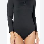 Nike  Women's UV Long Sleeve SLIM FIT Golf Bodysuit Black L Polo Stretchy Large Photo 2