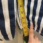 MOTHER Cut It Out Blue White Striped Jumpsuit Size XS Photo 14