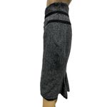 Worthington  Tweed Corset Laced Front Flounce Lace Back Pencil Skirt 4 Petite Photo 2