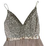 BHLDN  Champagne Balletcore Beaded Maxi Gown Photo 4