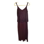Alex Evenings Alex‎ Evenings Dress Women's Size 10 Maxi Sparkles Wedding Guest Purple Photo 1