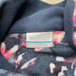 Columbia  Glacial IV Print Half Zip Pullover Dark Nocturnal Dotty Floral XL Photo 4