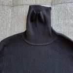 Chico's Black silk never worn  the tel neck sweater Photo 1