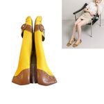 Juicy Couture RARE 90'Sā Y2K CHARM CHAIN SATIN LOAFERS SZ. 6 1/2-7 EUC Photo 5