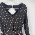 Disney Princess Belle Romper Size Large Black Roses Beauty & the Beast Photo 4