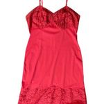 Vanity Fair Vintage Full Slip Womans 38 Used Red Photo 2