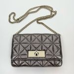 Kate Spade Sedgewick Place Quilted Metallic Gray Bag Photo 0