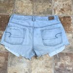 American Eagle  Light Washed Ripped Jean Shorts  2 Photo 1
