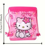 Hello Kitty and Friends Shoulder Drawstring Bag Non-Woven Waterproof Photo 1