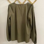 Lovers + Friends  Daydream Long Open Sleeves Top Green Small Photo 5