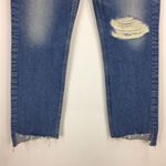 GRLFRND  Distressed Raw Step Hem Jeans Photo 2