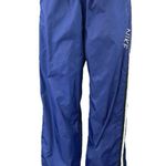 Nike Women's Blue High Waisted Pull On Wide Leg Athletic Sweat Pants Size M Photo 1