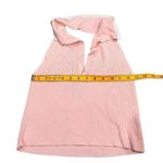 Forever 21 ribbed baby pink halter open back crop top Photo 1