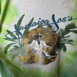 Vintage 90s Jamaica Joe's T Shirt Womens Green White Medium M USA Single Stitch Photo 3