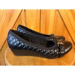 Jaclyn Smith  Women's Alba Black Wedge Heel Shoes  Size 9 Photo 2