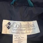 Columbia Vintage Teal Ski Jacket Multiple Pockets With Hood Women’s Large EUC Photo 5