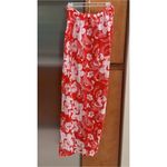 Faithfull the Brand Lulu Maxi Skirt Camara Floral Print Red, size 6 Photo 5