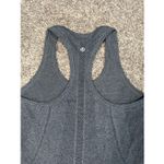 Lululemon  Swiftly Tech Racerback Tank Top Slim Fit Running Heather Black Gray 6 Photo 4