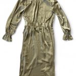 Ramy Brook Laney Satin Midi Dress Soft Green 8 Photo 5