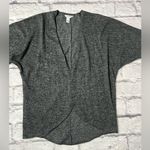 Arizona Jeans Women’s grey knit open short sleeve cardigan size XS/S Photo 2