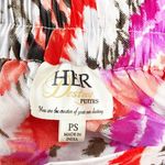 HER Destiny Women's Pink Red Tie Dye Maxi Skirt Belted Size PS Vacation Beach Photo 3