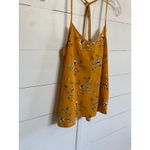 Hollister  Women's Strappy‎ Floral Tank Top - Golden XS - EUC Photo 6