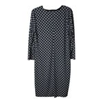 Ralph Lauren Lauren Ralph Lauren Navy Blue Green Geometric Floral 3/4 Sleeve Dress Size XL Photo 6