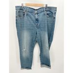 J.Crew  Jeans Women 36 Blue Tinted Indigo Wash Slim Boyfriend Cotton Blend Denim Photo 9