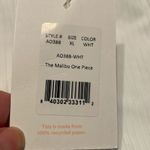 ANDIE  Swim The Malibu One Piece Ribbed White size‎ XL Nwt minimialist Photo 3