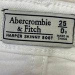 Abercrombie & Fitch Harper White Skinny Bootcut Flared Denim Jeans Pants Size 0 Photo 4