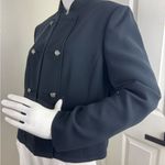 Tahari  Blazer Jacket Size 14 Polyester Button Detail Career Office Military Photo 1