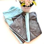 Under Armour  Gray and Blue Workout Leggings Photo 0