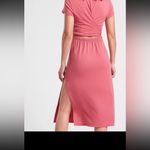 Athleta  Essence Keyhole Dress Midi Sz Small Photo 1