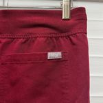 FIGS  Technical Collection Womens Livingston Wide Leg Burgundy Scrub Pants XS Photo 3