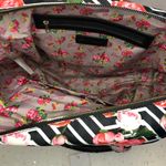 Betsey Johnson  XOJADE Floral Overnight Tote Purse XL + Matching Wallet - NWT Photo 6