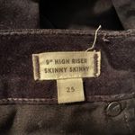 Madewell 9” High Riser Skinny Skinny Jean in Black Velvet 25 Photo 4