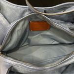 Coach  C4824 Lori Blue Pebbled Leather Gunmetal Hardware Shoulder Bag Photo 12