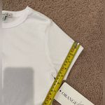 Orange Kiss  White Crewneck Short Sleeve Tee Photo 7