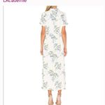 L'Academie 
The Shirt Dress In Blue Floral xs classic revolve formal designer fall Photo 3