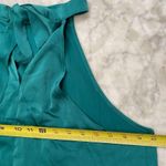 Women’s green craw neck shoulderless satins tank top Size XL Photo 3