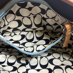 Coach  Hampton Black Nylon Leather Trim Tote Mini Bag Purse Photo 6