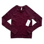 Athleta NWT  Seamless Crewneck Long Sleeve Top size medium Photo 0