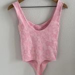 Free People Intimately Pink Floral Stretch Bodysuit XS/S Photo 4