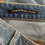 Talbots NEW High Waist Straight Ankle Jeans Size 10 Raw Hem Photo 3