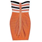 Herve Leger Hervé Léger Coral Bandage Dress S As Seen on Hayden Panettiere Strapless Bodycon Photo 5