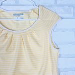 Columbia  PFG Fishing Gear Omni Wick Sleeveless Top Striped Yellow White Medium Photo 11