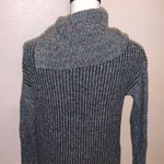 Leo & Nicole  colorful ribbed knit zip cowl neck sweater Photo 7