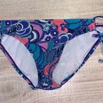 The Bikini Lab  reversible blue sequined & floral bikini swim suit Photo 2